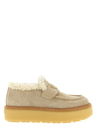 Suede loafers