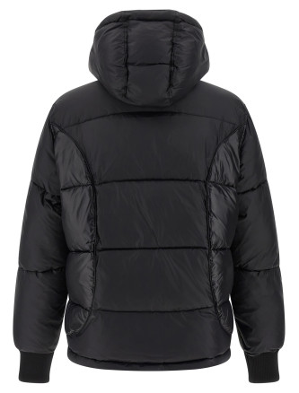 Logo patch down jacket #