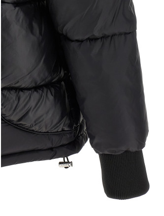 Logo patch down jacket #