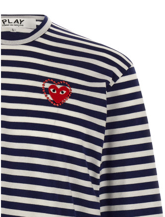 Logo patch stripes t-shirt #