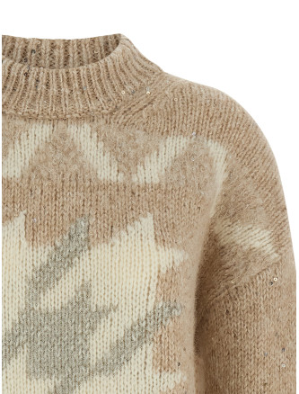 'Punto Luce' embroidery sweater #
