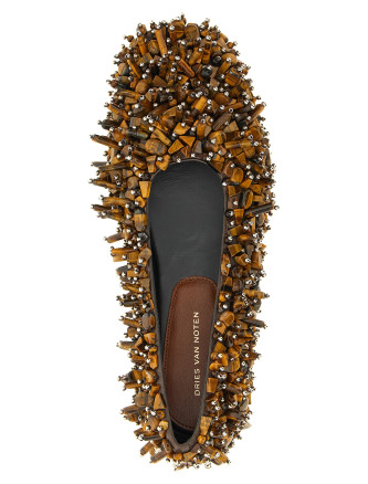 Beaded ballet flats #