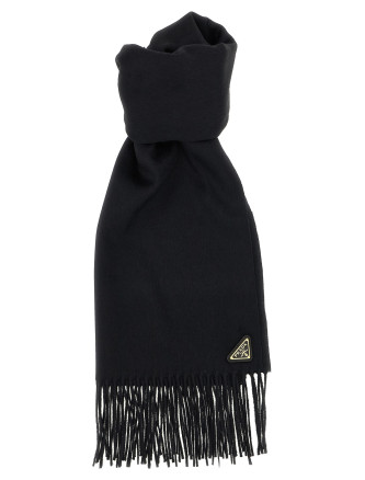 Silk and cashmere scarf