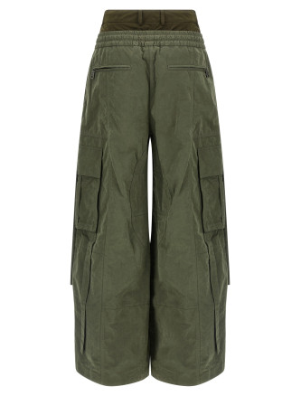 Double layer cargo pants #