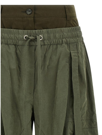 Double layer cargo pants #