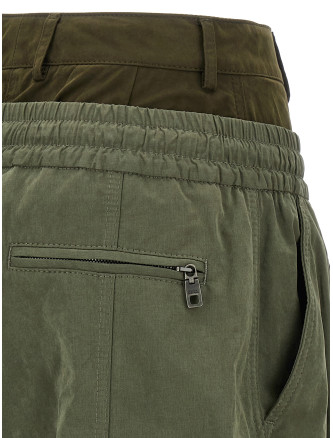 Double layer cargo pants #