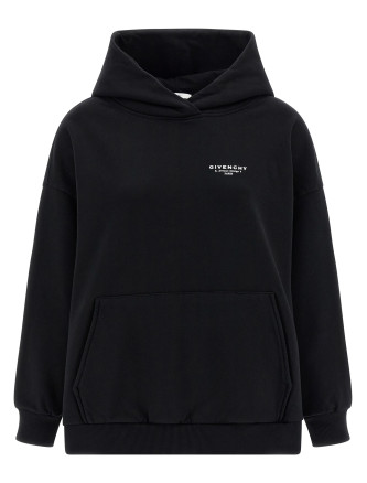 Logo print hoodie