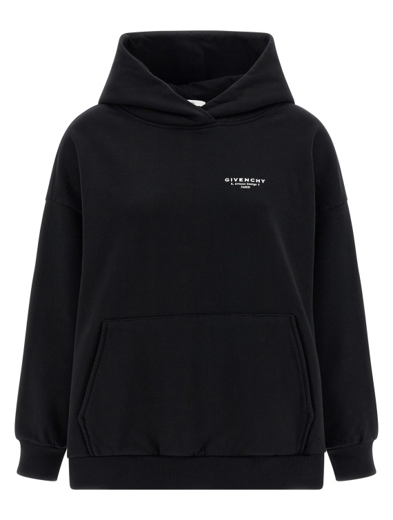 Logo print hoodie #1