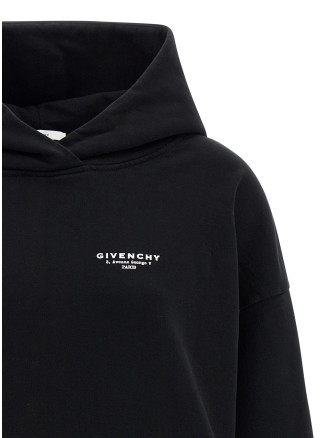 Logo print hoodie #