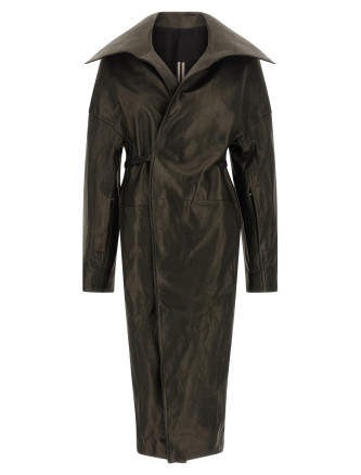 'Dracucollar Belted' coat