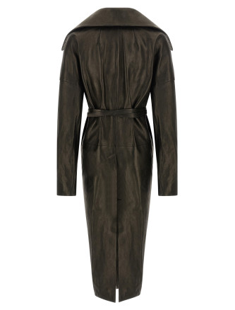 'Dracucollar Belted' coat #