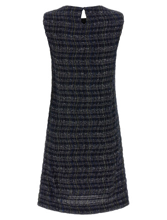 Check pattern dress #