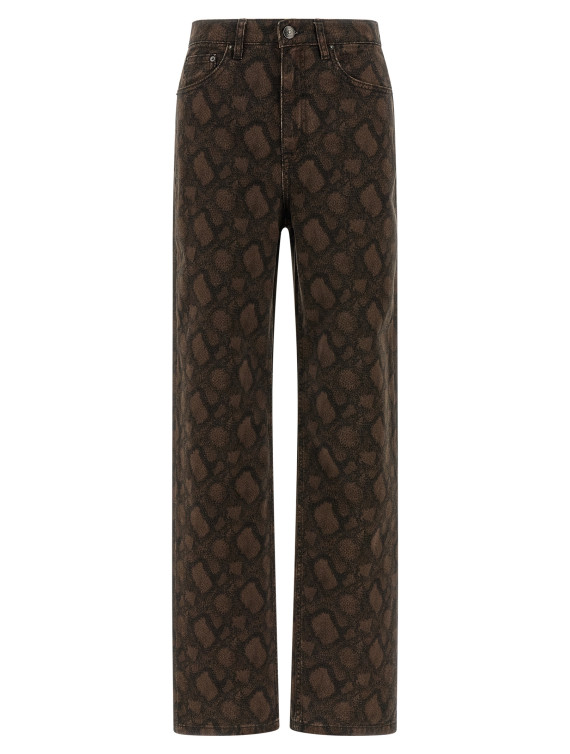 Animal print jeans #1