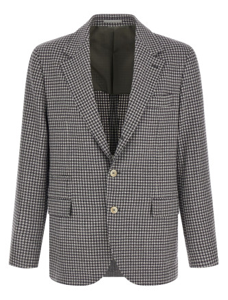 Houndstooth blazer