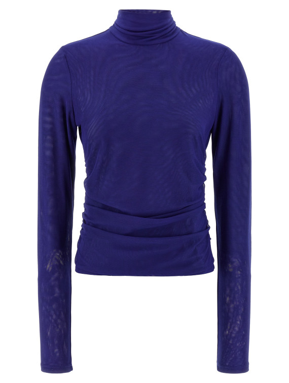 'Mesh Rouched' sweater #1