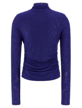 'Mesh Rouched' sweater #