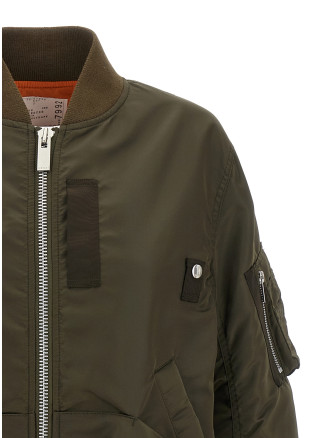 Drawstring bomber jacket #