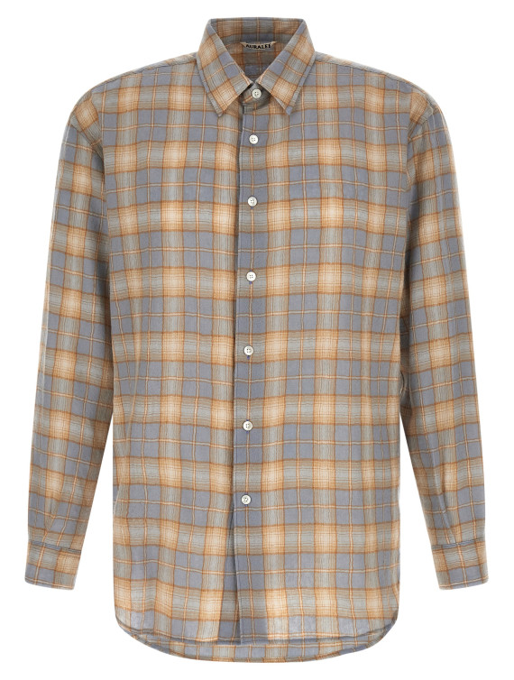 'Airy Wool Check' shirt #1