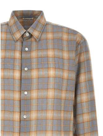 'Airy Wool Check' shirt #