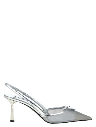 Triangle logo slingback