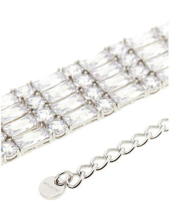 'Silver Crystal' necklace #