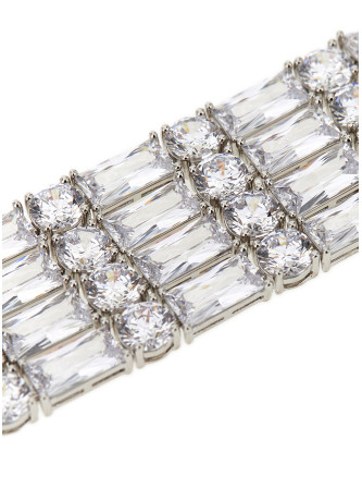 'Silver Crystal' necklace #