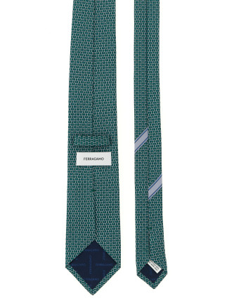 'Gancini' print tie #