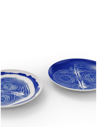 'Le Monde de Charlotte Perriand Tronc' 2 dinner plate set ⌀ 27 cm #