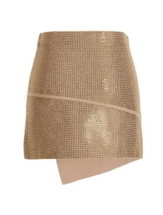 Sequin knit skirt #
