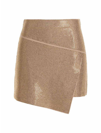 Sequin knit skirt