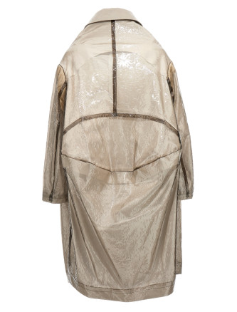 Oversize texture trench coat #