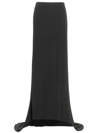 Asymmetrical long skirt
