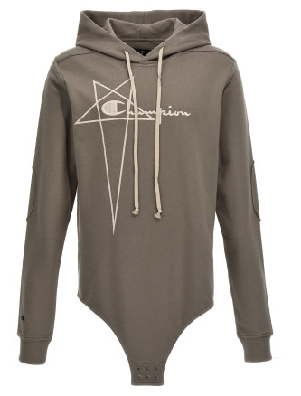 Champion x Rick Owens hooded bodysuit