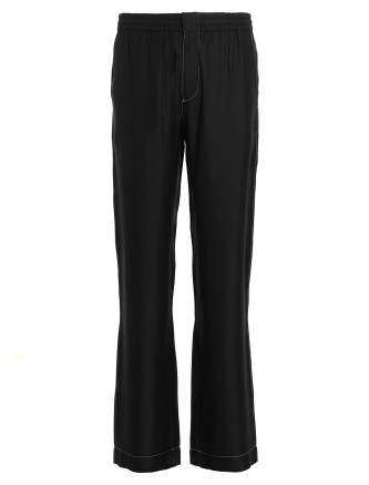 Silk trousers