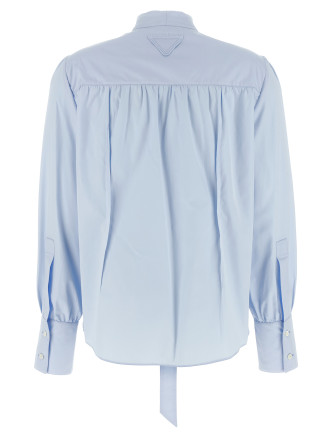 Lavallière collar shirt #
