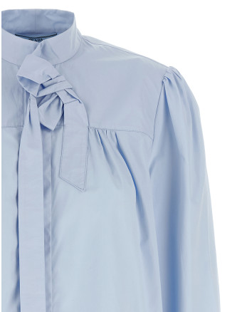 Lavallière collar shirt #