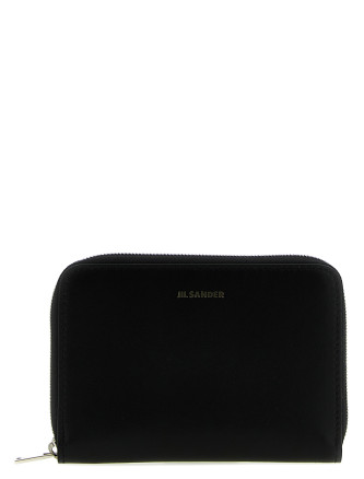 Zip leather wallet
