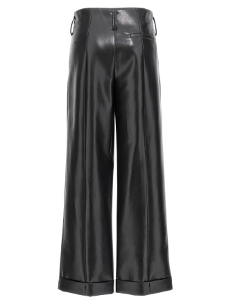 Faux leather trousers #