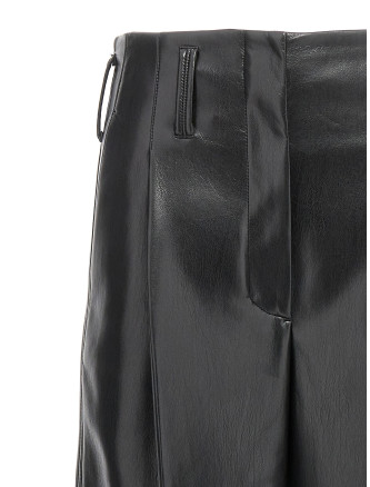 Faux leather trousers #