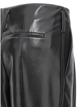 Faux leather trousers #