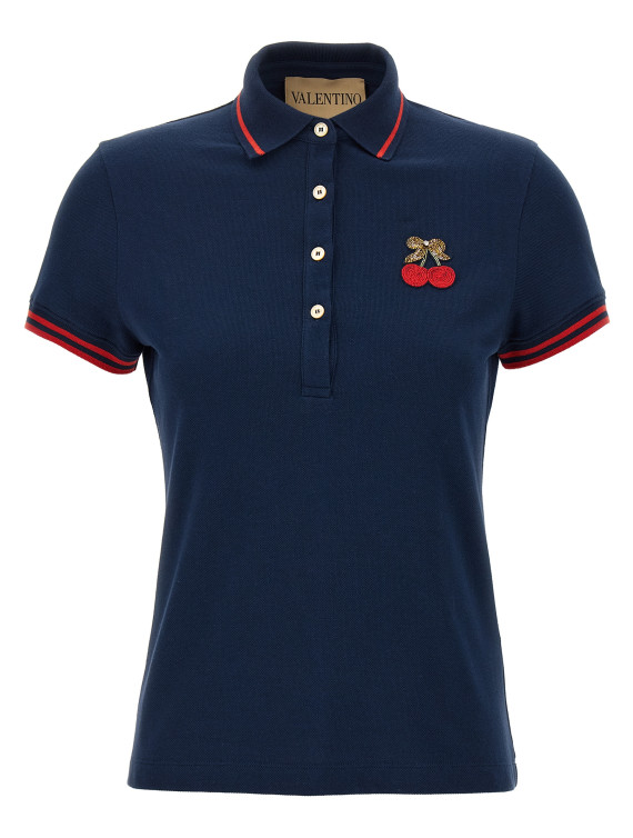 Valentino Garavani 'Cherryfic' polo shirt #1