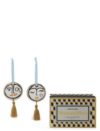 Set of 2 'Marseilles' ornaments