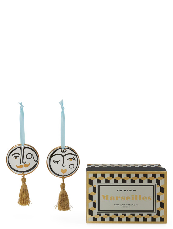 Set of 2 'Marseilles' ornaments #1