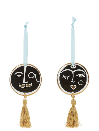 Set of 2 'Marseilles' ornaments #