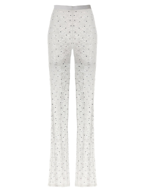 Rhinestone lace leggings #1