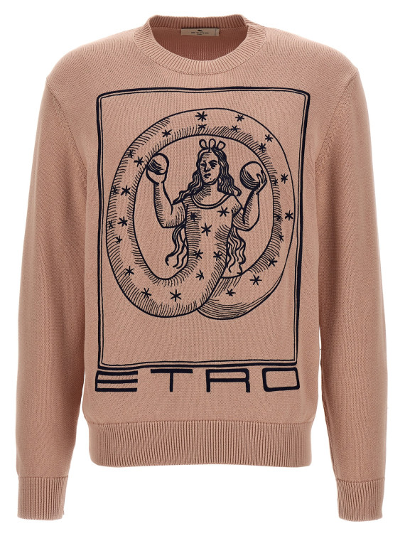 Logo embroidery sweater #1