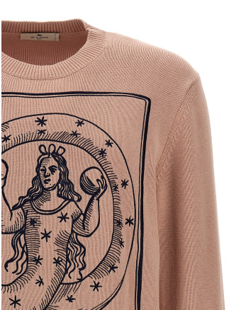 Logo embroidery sweater #