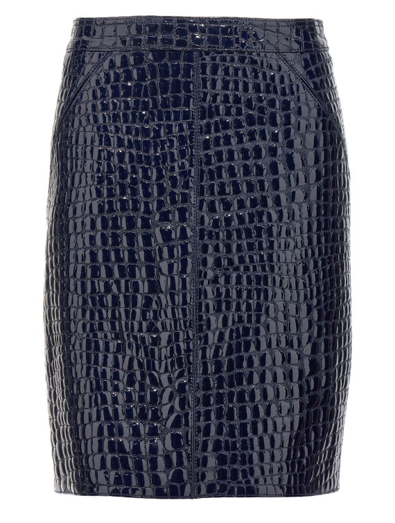 Croc print skirt #1