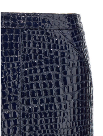 Croc print skirt #