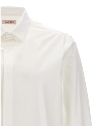 Valentino shirt with flower patch #